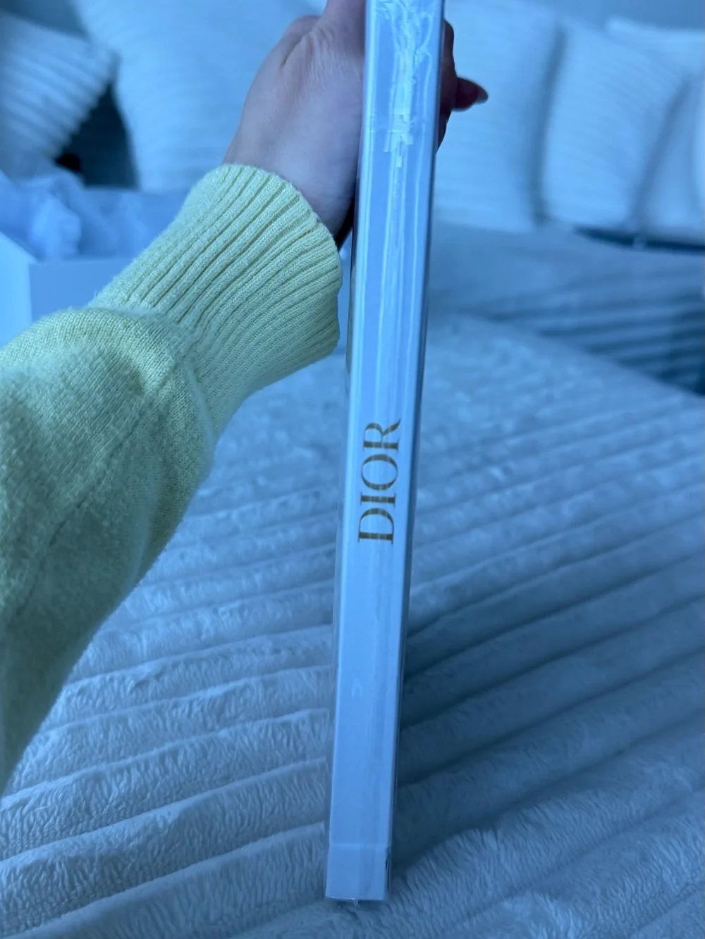 Dior White Notebook with Multicolor Marine Illustration